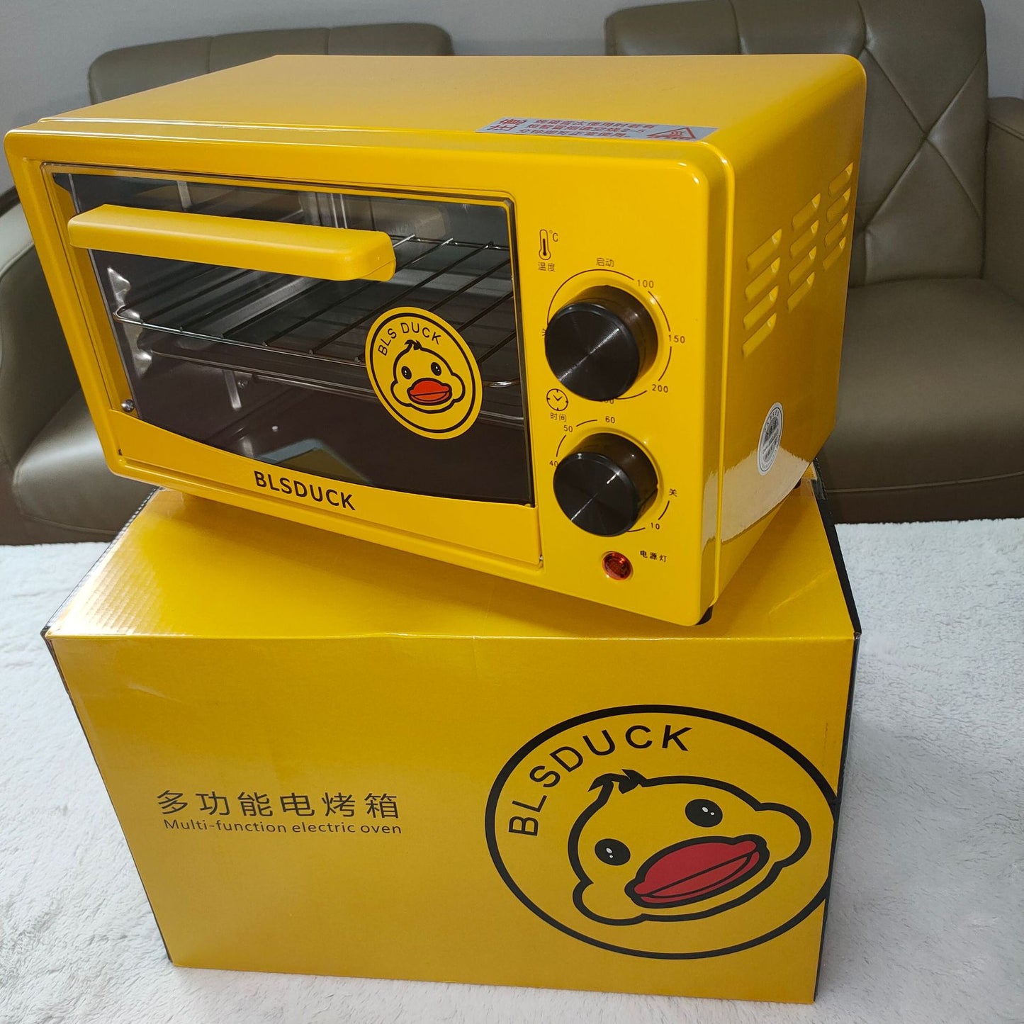 Small Yellow Duck Electric Oven Wholesale Home Use and Commercial Use Air Barbecue Grill Large Capacity Mini Oven Fine Gifts