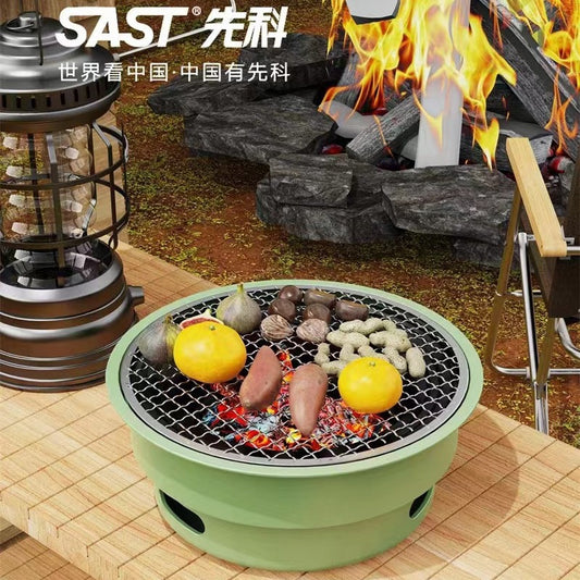 Xianke Tea Brewing Stove for Home Use Outdoor Portable Smokeless Non-stick Multifunctional BBQ Grill Cross-border Gift Wholesale