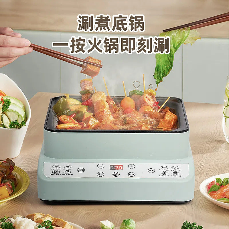 Uk CEOMr Steam and Cook All-in-One Pot Electric Steamer Electric Hot Pot Household Electric Steamer Multi-Functional High-Power Electric Steamer Box