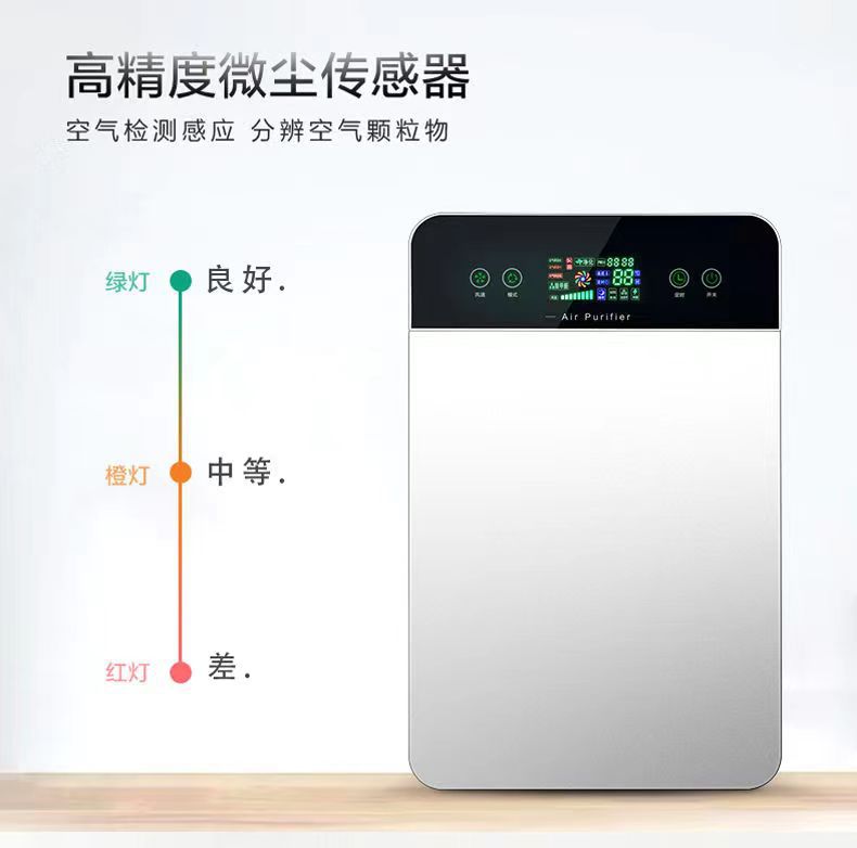 Air Purifier for Home Indoor Living Room Smoke Formaldehyde Odor Haze Removal pm2.5Negative Ion Air Freshener