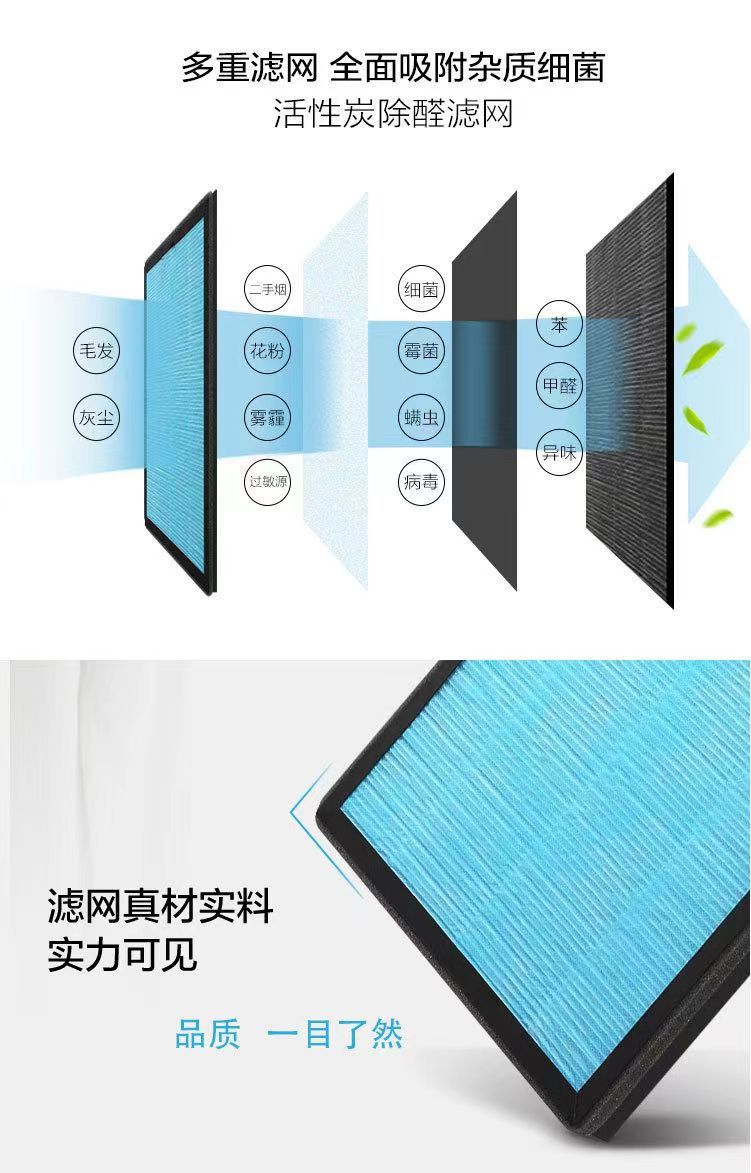 Air Purifier for Home Indoor Living Room Smoke Formaldehyde Odor Haze Removal pm2.5Negative Ion Air Freshener