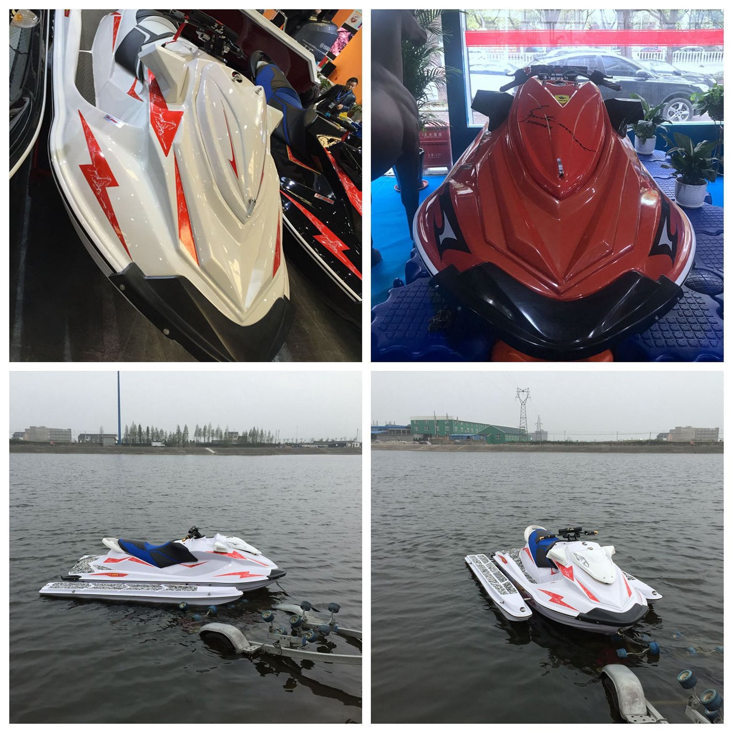 1300CC jet ski Three-body Jet Ski85Horsepower Engine Electric Motorboat Speedboat Watercraft