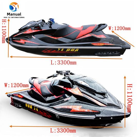 1300CC jet ski Three-body Jet Ski85Horsepower Engine Electric Motorboat Speedboat Watercraft