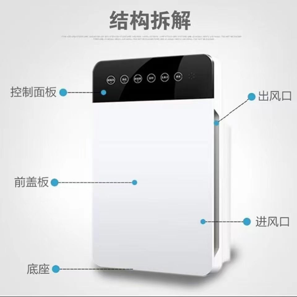 Air Purifier for Home Indoor Living Room Smoke Formaldehyde Odor Haze Removal pm2.5Negative Ion Air Freshener