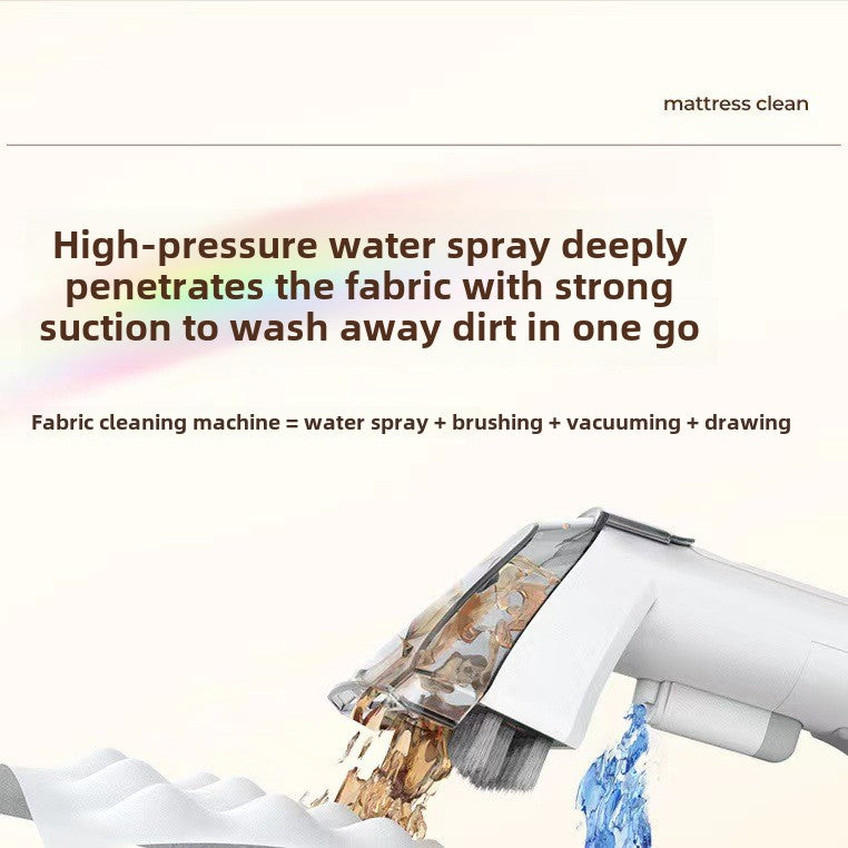 Cross-Border Yili Fabric Sofa Cleaning Machine Carpet Curtain Cleaner Small Spray and Suction Integrated Household Vacuum Cleaner