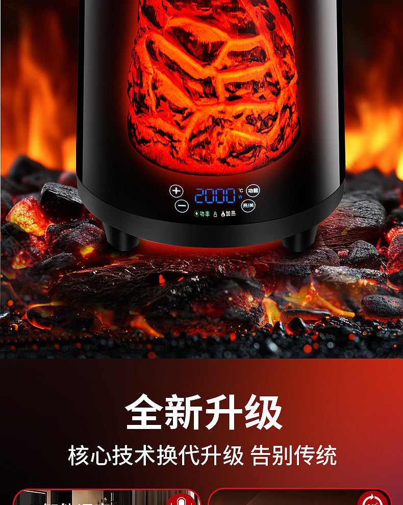 Stove Heater Stove Tea Cooking Electric Ceramic Stove Multi-Function Voice Large Area Household Electric Heater Quick Heating Roasting Stove