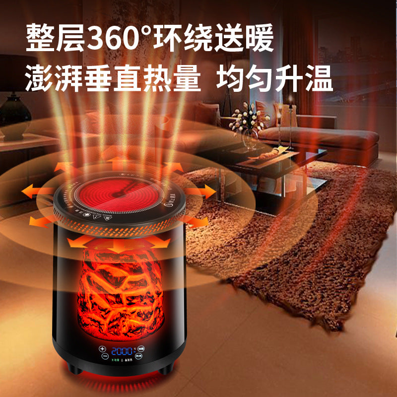 Stove Heater Stove Tea Cooking Electric Ceramic Stove Multi-Function Voice Large Area Household Electric Heater Quick Heating Roasting Stove