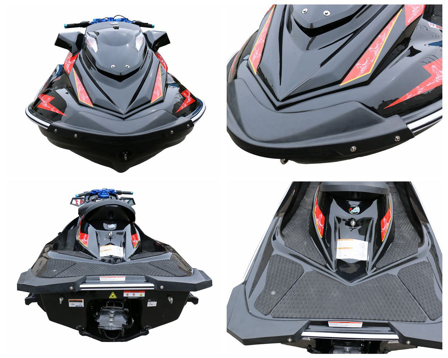 1300CC jet ski Three-body Jet Ski85Horsepower Engine Electric Motorboat Speedboat Watercraft